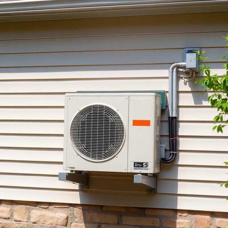 Outdoor unit after replacement